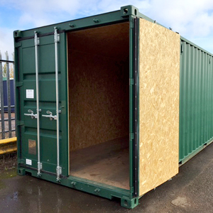 Single Trip Shipping Container Conversion with OSB lining