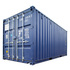Single Trip New 20ft ISO Shipping Container - Blue RAL5013 