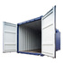 Single Trip New 20ft ISO Shipping Container - Blue RAL5013 